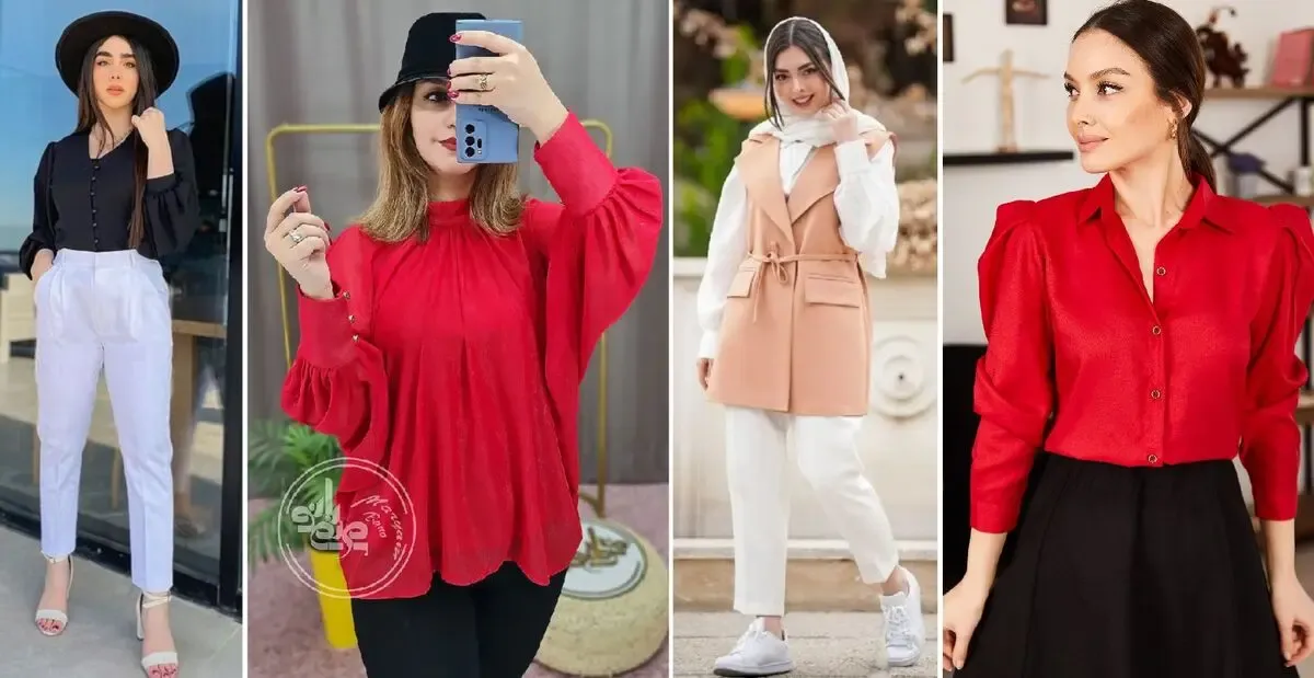 خانم خاص پسند تو عید جا مانتو شومیز سفید بپوش و دلبر شو؛ ایده واسه سِتش!