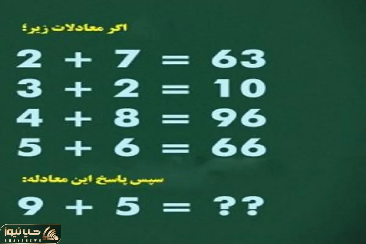 بازی فکری؛ اگه نابغه ی قرن خودتی و جات بالا بالاهاس عدد آخر رو بگو