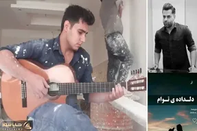 آهنگ خیابانی ؛ پسر گچ کار با آهنگ دلداده ای توام رضا بهرام همه دلارو لرزوند