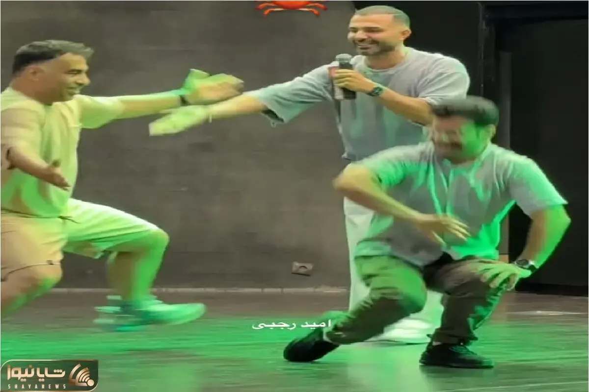 آواز شاد؛ بین آقایون دوئل رقص ابداعی گذاشتن ژانگوراشون ترند ۲۰۲۵ مجری غشیده