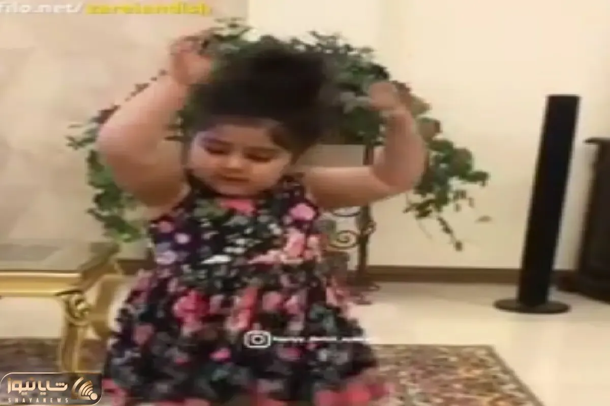 آواز محلی؛ دختربچه فندق با آهنگ ترکی یه رقص آذری کرد که ببینی میگی اوینین بئله اوینار