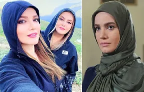 (عکس) چهره خانم بازیگر لبریز از آرایش؛ دیگر صورتش جا ندارد!