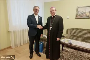 دیدار سفیر ایران با اسقف اعظم لهستان