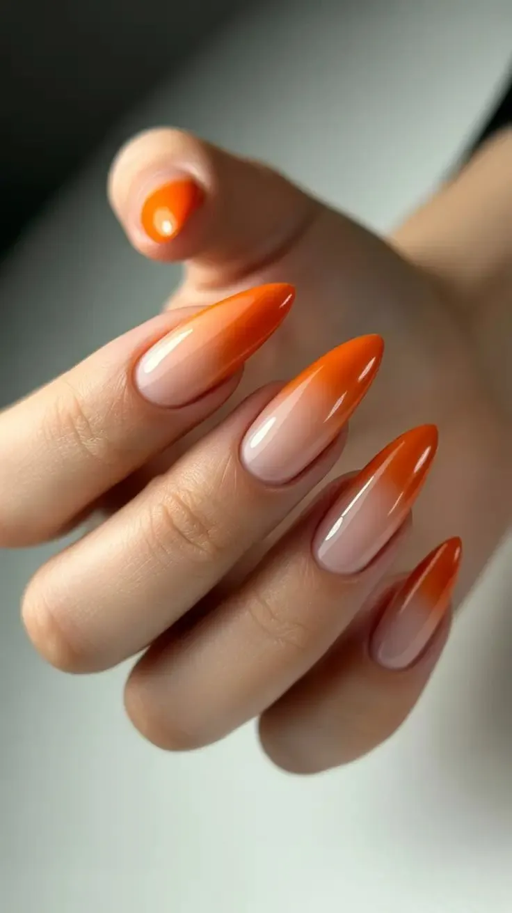 طراحی لاک نارنجی طراحی لاک نارنجی