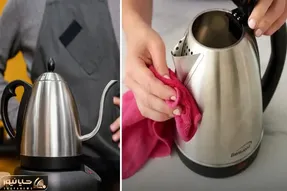 ترفندای ساده خونگی برای تمیز کردن کتری / رسوبش رو از بین ببر خودش رو هم برق بنداز