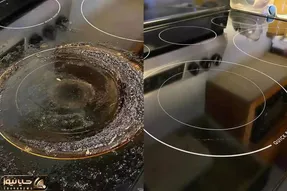 ترفندهای خانه داری؛ ساده ترین روش تمیز کردن گاز شیشه ای بدون خط و خش