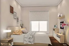چیدمان لاکچری؛ اگه اتاق خواب مربعی کوچیک داری نگران نباش اینجوری دیزاین کن فضا باز شه