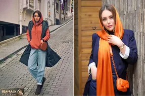 خانوووم سانتی مانتال کرده اونم ویبرانت و پرتقالی! رونمایی از استایل جدید شادی مختاری
