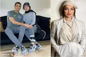 وقتی زنِ سپهر حیدری سرسره بادیُ قرق کرده و شیطونی میکنه؛ مرزای سانسورو جابجا کرررد!