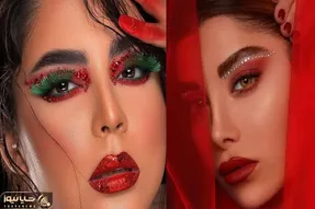 مدل آرایش یلدایی / مناسب برای دختران جوان، تازه عروس ها و هر خانوم سانتی مانتالی