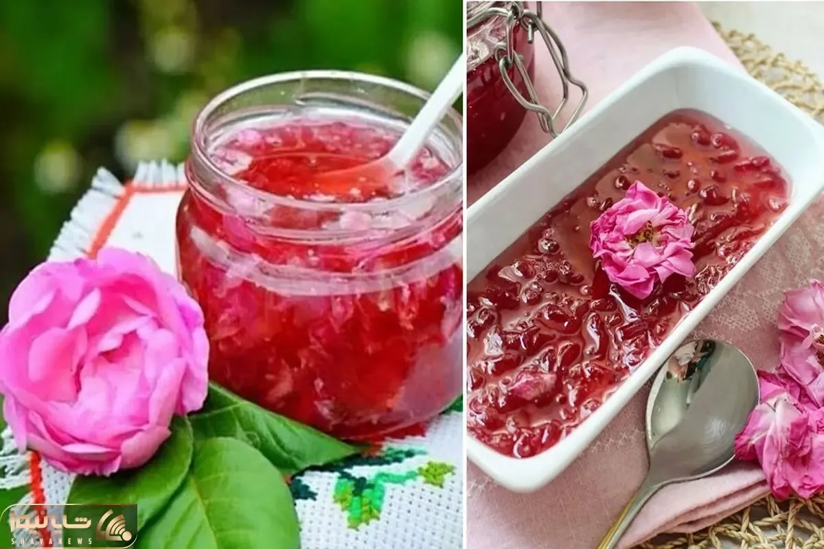 طرز تهیه مربای گل محمدی با تمام نکات / بدون رنگ خوراکی یه مربای خوشرنگ داشته باشید