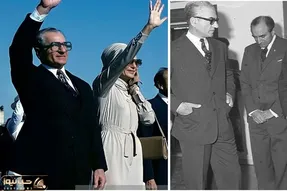 سفر به ایران قدیم؛ وقتی علم در غیاب شاه با فرح به شیراز میره