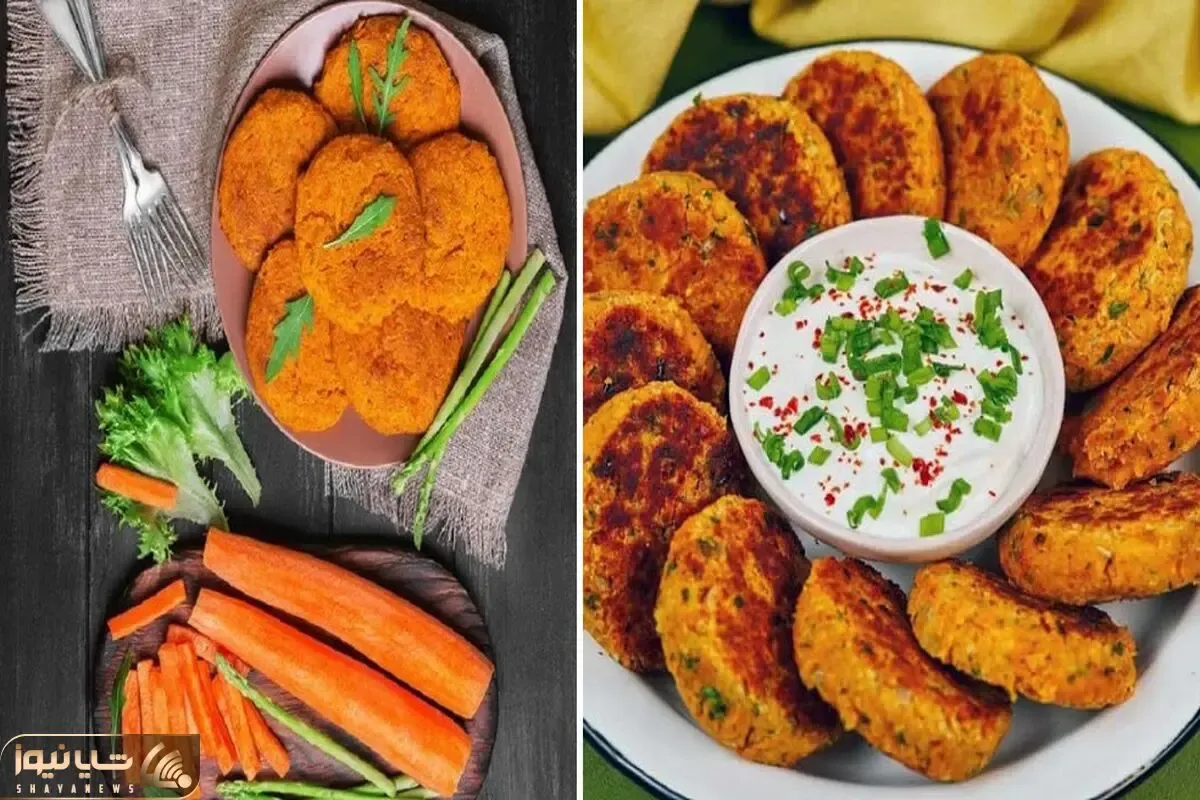 طرز تهیه دو نوع کوکوی ساده / کوکو هویج و کوکو دال عدس گیاهی و خوشمزه