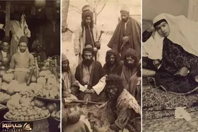 قاب های قجری؛ از عکس آتلیه ای دختر جوان تا پنج جوان وافور کش
