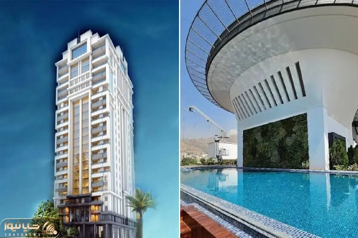 معماری خلاقانه؛ داخل واحد 950 متری با قیمت 2100 میلیارد در هرمس لاکچری ترین برج ایران