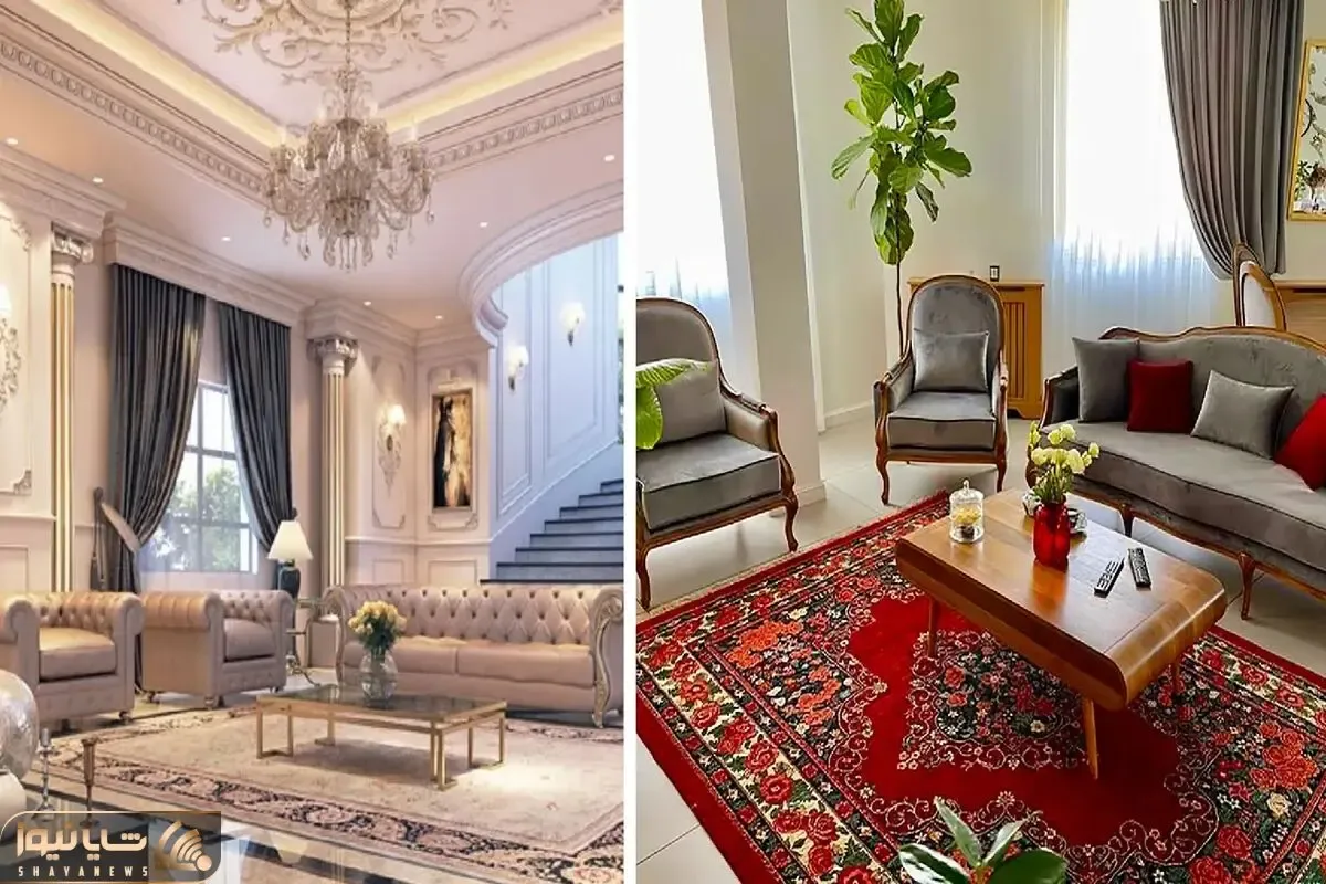 بهترین رنگ فرش برای انواع سبک دکوراسیون؛ قوانین چیدمان فرش با مبلمان و سایز صحیح