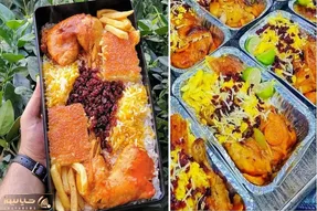 زرشک پلو با مرغ نذری برای 200 نفر / خوشمزه ترین غذای نذری با دستور فوق العاده
