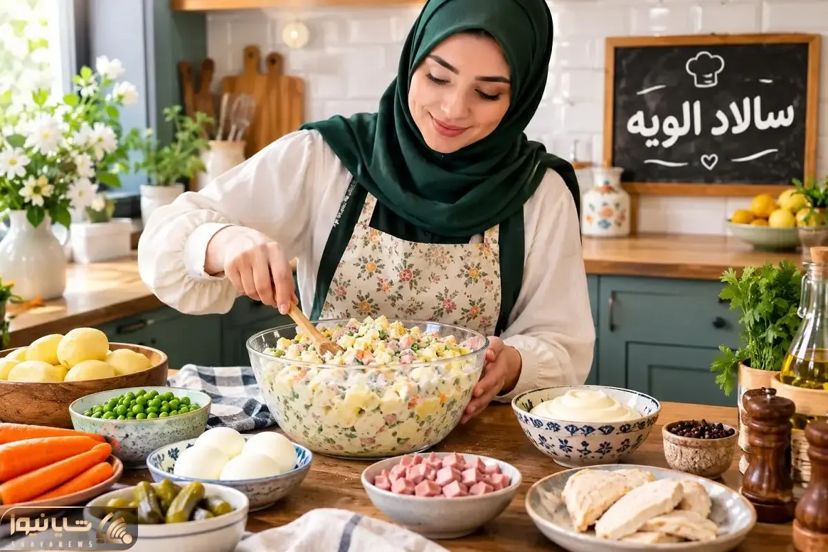 ترفند های خوشمزه تر شدن سالاد الویه
