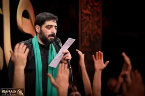 مداحی سوزناک؛ نوحه دل بی تاب اومده با صدای حاج مجید بنی فاطمه و ضجه و گریه غزادار ها
