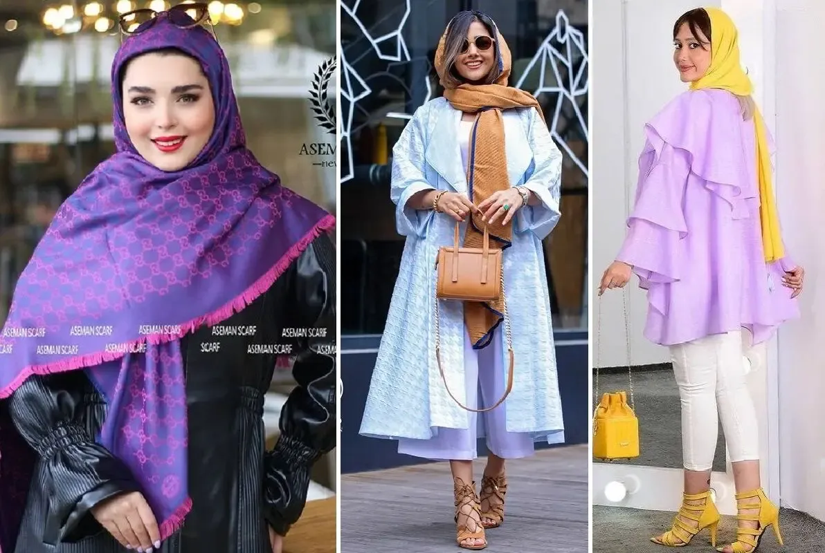 مانتو رنگ سال خریدی موندی 
