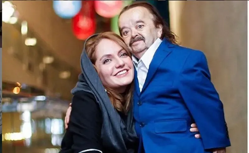 مهناز افشار در بغل بازیگر مرد ایرانی