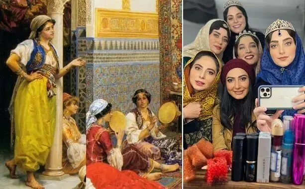 خانومای بازیگر تو حرمسرا؛ همه خوشگلا 