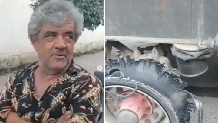 ماجرای خودگذشتگی شاهرخ بیکدلی راننده تریلر حامل مخزن اکسیژن