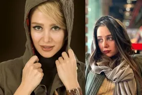 عکس الناز حبیبی در حال غلتیدن در خاک و خنده های عجیبش!
