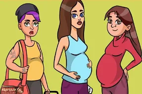 هوش تصویری؛ اگه فکرمیکنی آخر هوشی بگو کدوم از این خانومای باردار دزدی کرده؟