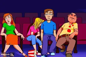 بازی فکری؛ اگه سرپرست باهوشایی بگو کدوم از افراد سینما مردن و جون ندارن؟