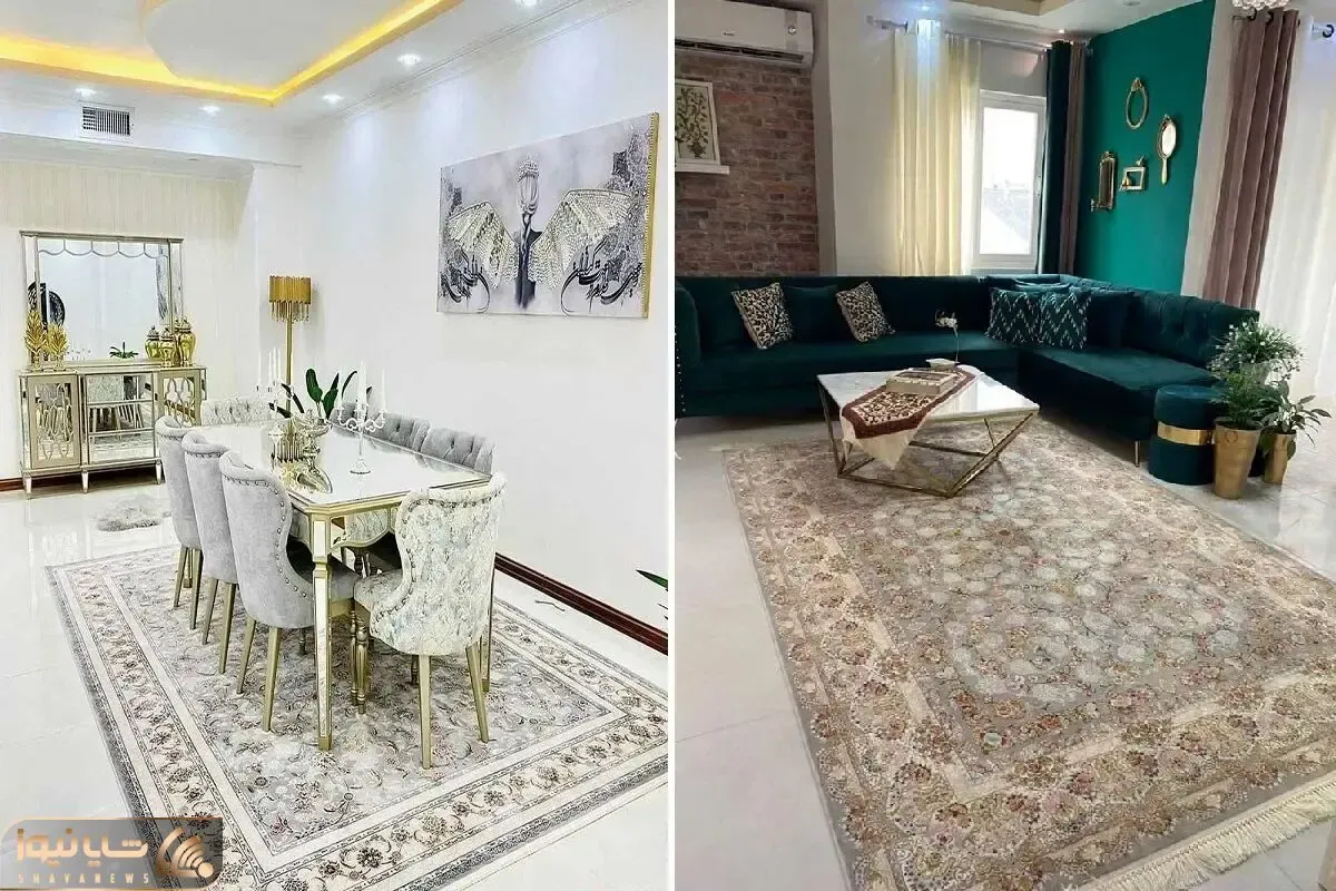 بهترین رنگ فرش برای سرامیک سفید؛ این رنگ و طرح رو اگه داری باید به سلیقه ات تعظیم کرد