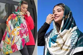 سِت کردن با شال و روسری رنگی و شاد برات مصیبته؟ با این ترفند ها مثل سلبریتی ها بدرخش