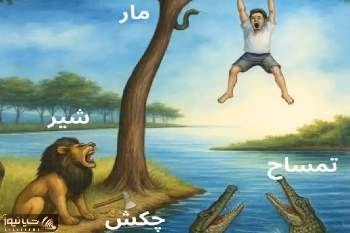 بازی فکری؛ اگه جواب بدی باید سازمان ملل جلوت لنگ بندازه راه نجات مرد بیچاره چیه؟