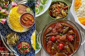 طرز تهیه خورشت بامیه | با این ترفند بامیه ها به هیچ عنوان لیز و لزج نمیشن