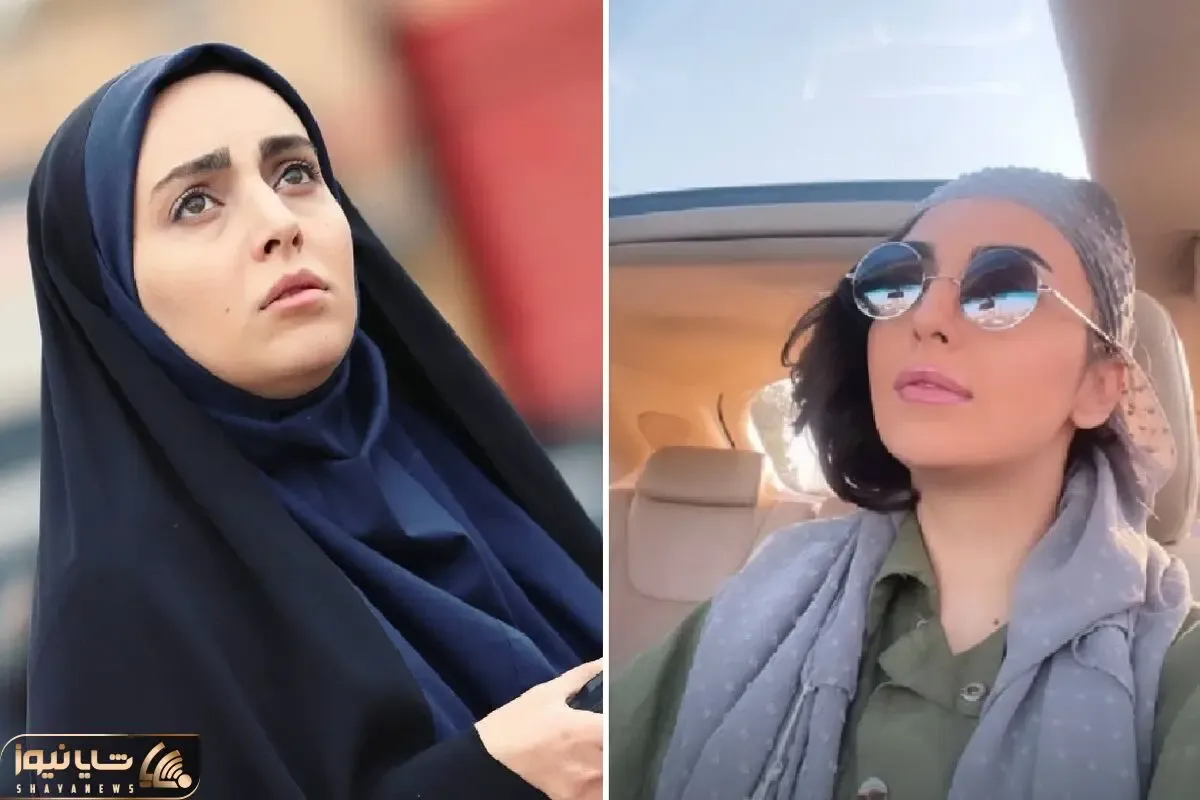 مهشید جوادی دختر ساده بچه مهندس با بلاچاو تو فازه حسابی رو اَبراس؛ شلوارش نافرم تروره!