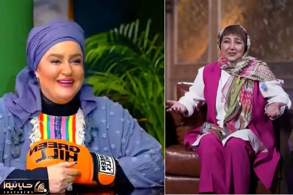 تو جوکر زنان نعیمه نظام دوست یجور تنه زد بهنوش بختیاری 3 متر اونورتر از هم گسیخت