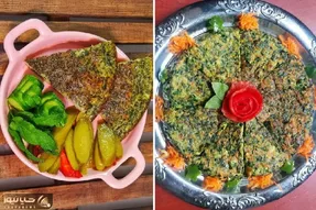طرز تهیه کوکوی برگ سیر شمالی به روش اصیل / یه غذای ساده اما فوق العاده خوشمزه