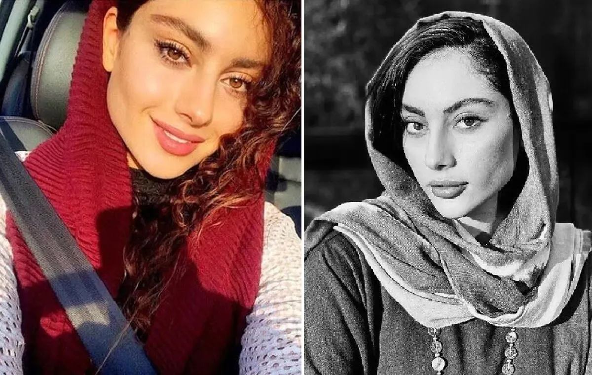 سلفی سیاه و سفید ترلان پروانه با چشمانی آهویی!