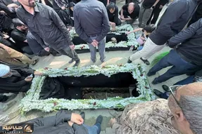 مراسم خاکسپاری سردار شهید حاجی زاده برگزار شد