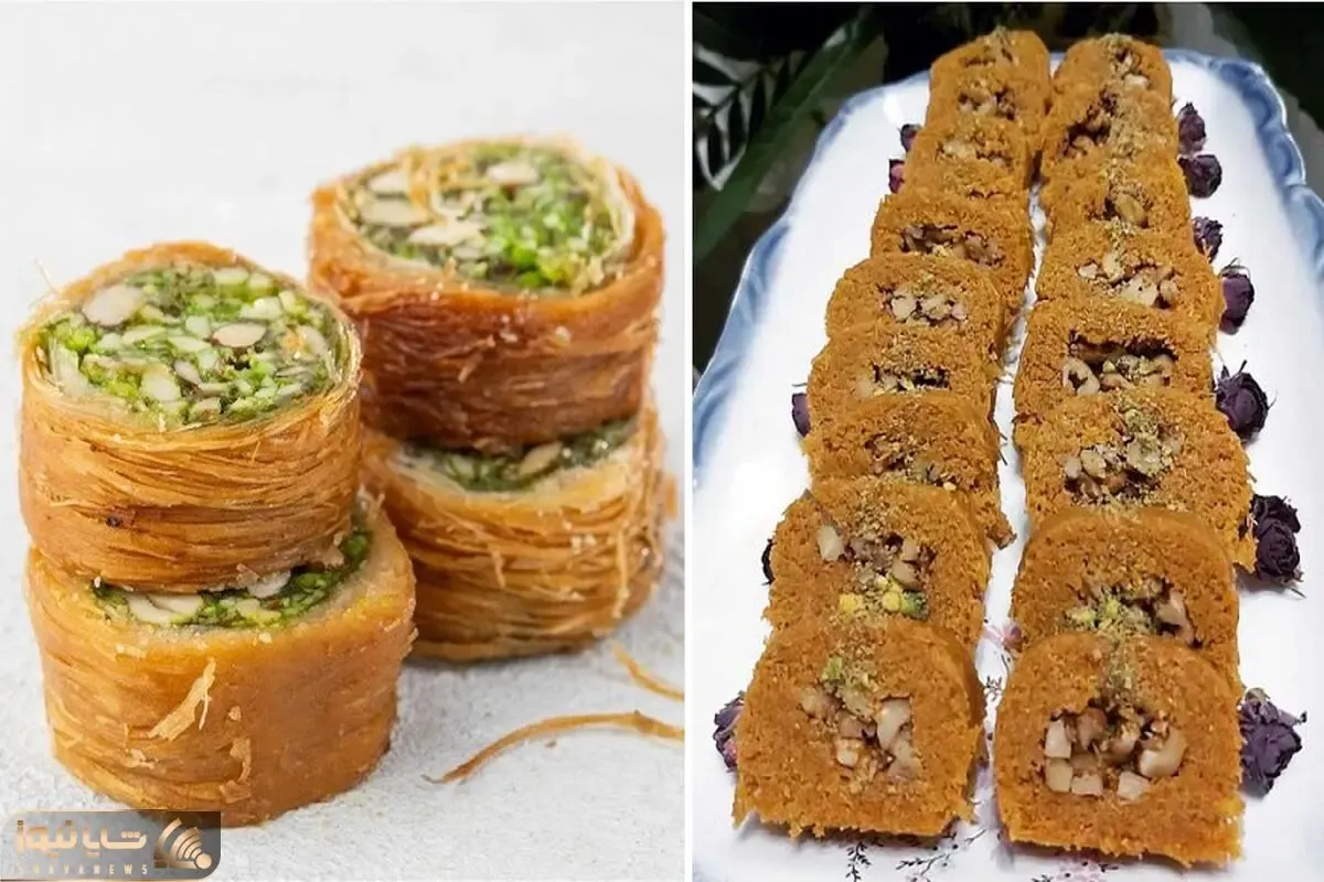 طرز تهیه باقلوا شعریه / یه دسر عربی فوق العاده خوشمزه که راحت و سریع آماده میشه
