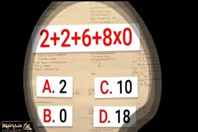 بازی فکری؛ پاسخ عبارت (2+2+6+8×0=؟) رو پیدا کنید