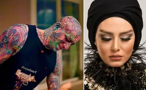تتلو واسه کنسرت اینبار تتویی عجیب رو مغزش زد؛ لباس عروس جواهردوزی سحر!