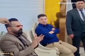 آواز عروسی؛ طرف اولش تو قیافس نمیشه با یه من عسل خوردش زوری آووردنش برقصه یخش آب شد
