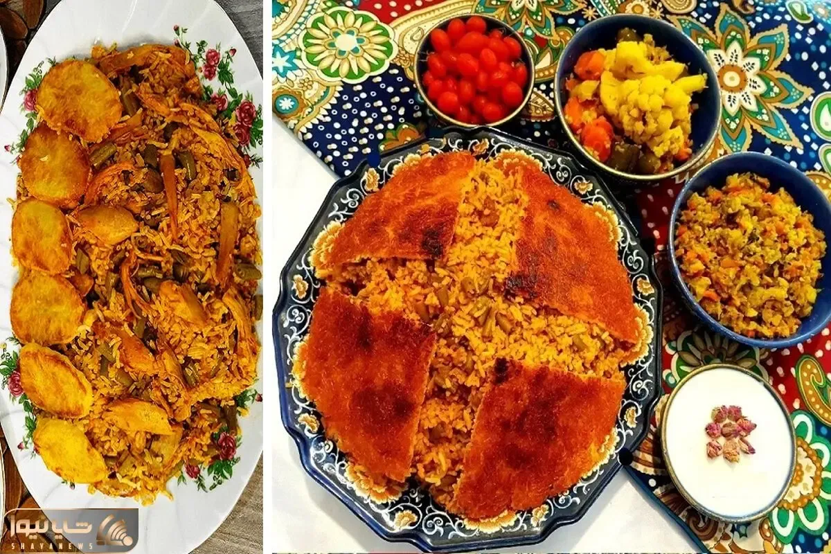طرز تهیه لوبیا پلو با مرغ ساده و لذیذ / به روش رستورانی با عطر و طعم عالی