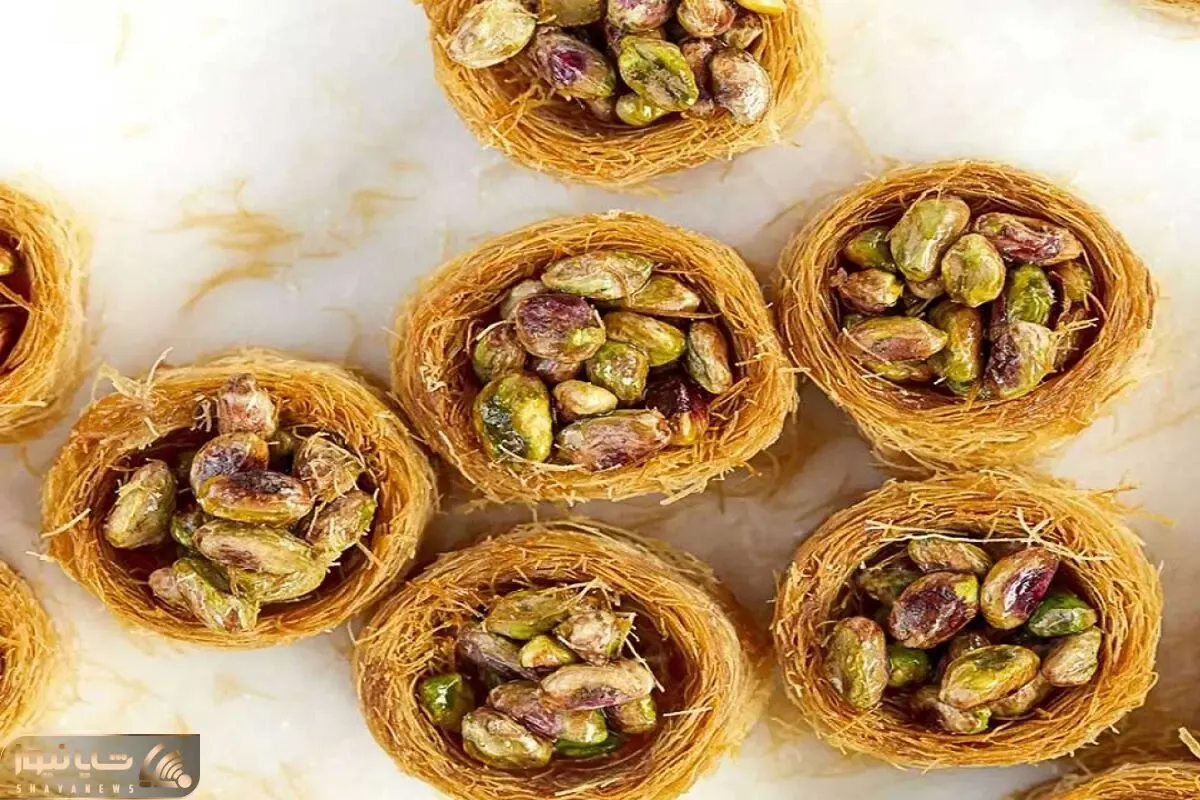 آموزش آشپزی؛ طرز تهیه باقلوا لانه کبوتری