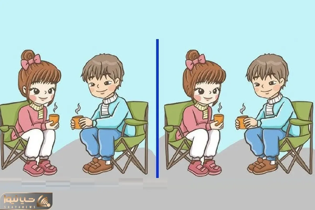 بازی فکری؛ اگه هوشت به 100 درجه رسیده بگو تفاوت دو تصویر قرار عاشقونه چیه؟