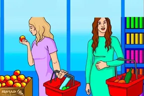 بازی فکری؛ اگه سلطان هوشی بگو کدوم از این خانومایی که اومدن خرید مجرد؟