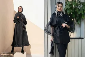 استایل آوانگارد تنها با دو رنگ سیاه و سفید! جذابیت استایل به جز رنگ به انتخاب درستهِ