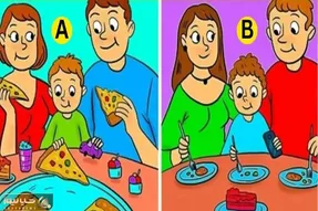 بازی فکری؛ اگه تو کشتی باهوش ها تو ناخدایی بیا بگو کدوم از این خانواده ها فقیره؟