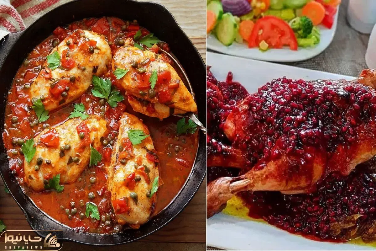 خورشت مرغ با سس زرشک یه غذای هیجان انگیز/ واسه کسانی که از غذای تکراری خسته شدن